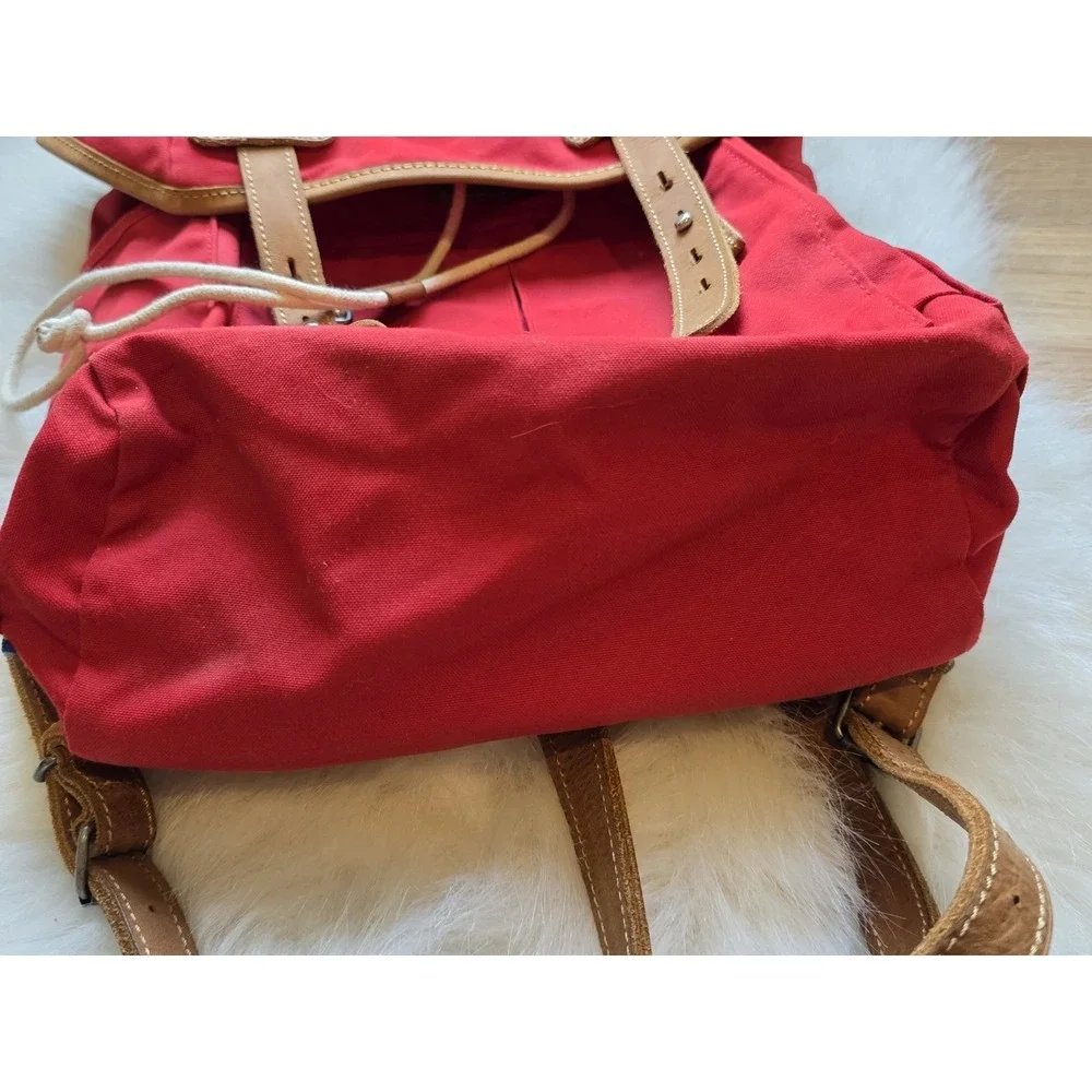 Fjallraven Rucksack No. 21 - G-1000 Heavy Duty Medium Red Day Backpack Bag